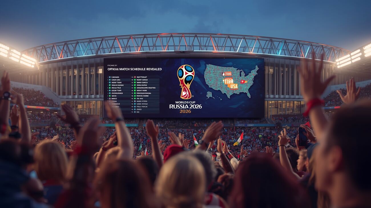 Official Match Schedule Revealed for World Cup 2026